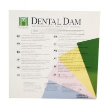 670-H02146 Rubber Dam 6X6 Green Thin