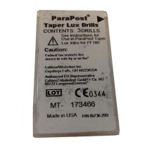 670-P8245 Parapost Taper Lux Drills (.045"/1.14mm) Blue/Black(3)