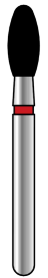 670-X379EF023 Alpen X1 Single Use Diamond Egg Extra Fine (25)