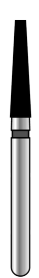 670-X847SC018 Alpen X1 Single Use Diamond Flat End Taper Super Coarse (25)