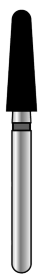 670-X856SC024S Alpen X1 Single Use Diamond Round End Taper Supercoarse (25)