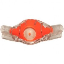897-3303710 Clearview Single Use Nasal Hood Pedo Orange (12)