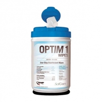 902-OPT1W12 Scican Optim 1 RTU Disinfectant Wipes 6 x 7 (160)