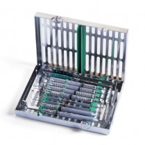 950-IM5109RAIL Hu-Friedy 10 Instrument Cassette Rail Green