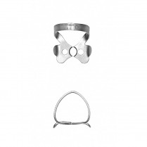 950-RDCM00 Clamp,Rubber Dam #00 Satin Steel