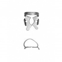 950-RDCM10 Clamp,Rubber Dam #10 Satin Steel