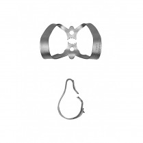 950-RDCM9S Clamp,Rubber Dam #9S Satin Steel