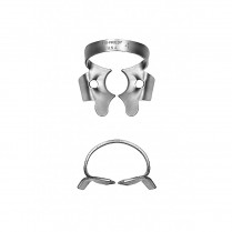 950-RDCMW4 Clamp,Rubber Dam #W4 Satin Steel