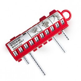 03M-STD09 ScotchCode Wire Marker Tape Dispenser 0-9