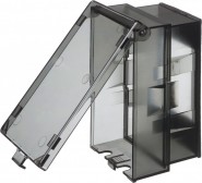 ARL-60VC 1 Gang Vertical Weather Proof Covered Box - Clear