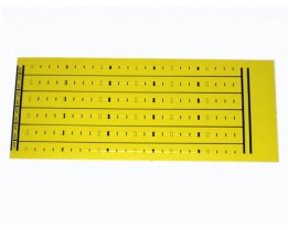 BIX-QP744003-001-YELLOW BIX Designation Strip Label - Yellow