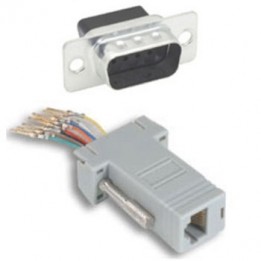 CON-JK841 Adapter - DB9 Male / RJ11 4conductor