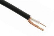 COX-RG174/95-305-BLACK RG174/U 95% copper braid (x305)