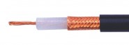 COX-RG58A/U0-152-BLACK RG58A/U 95% tinned copper braid, FT-1, FPE  (x152)