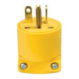 CWD-4409 2P3W Plug 5-20P 20A 125V - Male Commercial Grade Yellow