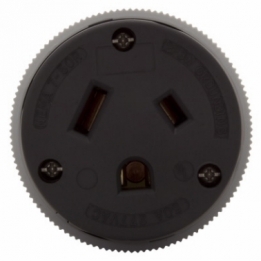 CWD-6796N 2P3W Plug 7-50C 50A 277V - Female Industrial Black & Gray