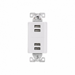 CWD-7750W 4 Port USB Station - 5V 5A - White