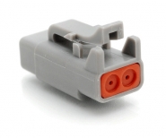 DEU-DTM062S 2 Contact Socket - DTM Series - Plug
