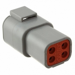 DEU-DTP044P 4 Contact Pin - DTP Series - Receptacle