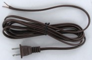 EXT-1802/SPT-003-BLACK 18ga / 2cond SPT-1 3' cords c/w male end