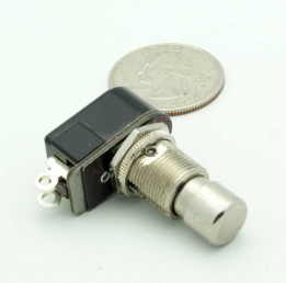GCE-35430 Push-Button Switch - Off/MOn NO SPST 6A 125Vac