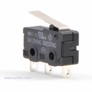 GCE-35822 Snap Action Switch - Lever - SPDT 5A 250Vac