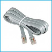 H05-LINECORD-006-RJ11 6' line cord, telephone 4c - grey