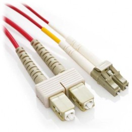 H05-MMLCSC50-023-FIBER MM Duplex LC-SC - 50/125 - 23M patch cable