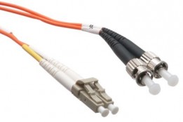 H05-MMLCST50-001-FIBER MM Duplex LC-ST - 50/125 - 1M patch cable