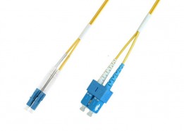 H05-SMLCSC09-001-FIBER SM Duplex LC-SC - 9/125 - 1M patch cable