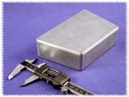 HAM-1590TRPC Diecast Aluminum Enclosure Trapezoid 6.0"x3.8"x1.5"