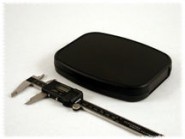 HAM-1599TABMBKBAT Plastic Tablet Enclosure 6.67"x5.31"x1.06" - Battery - Black