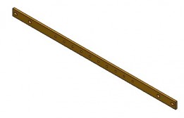 HAM-GRDBAR19 Copper Ground Bar - 19"