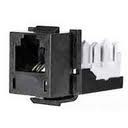 HUB-HXJUBK USOC - 6P6C Telephone Jack, Black