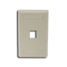 HUB-IFP11GY 1 Port Face Plate - Gray