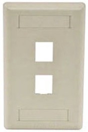 HUB-IFP12EI 2 Port Face Plate - Electric Ivory