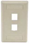 HUB-IFP12EI 2 Port Face Plate - Electric Ivory