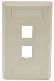 HUB-IFP12GY 2 Port Face Plate - Gray