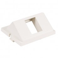 HUB-IM1KA15OW InfineStation - 1 port Keystone Angled (1.5u) - Office White