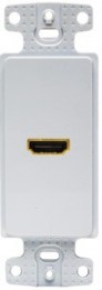 HUB-NS801W HDMI Decorator Plate w/1 HDMI whip - White
