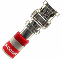 ICM-FSNS59BNCSL ProSNS - 'BNC' RG59 Compression Connector - Nickel