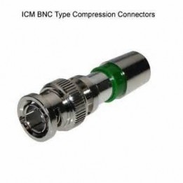 ICM-FSNS6BNCU 'BNC' RG6 Compression Connector - Nickel