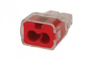 IDE-301032J In-Sure - Push-In Wire Connector - 2 port Red (300/Jar)