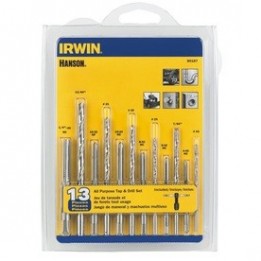 IRWIN-80187 13 Piece Tap & Drill Set