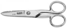 KLEIN-21008 Electricians Scissors w/Stripping Notches - Stainless Steel