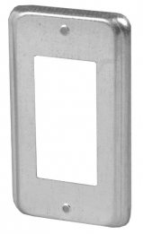 KORA-SMP20125 Single Decora Plate - Galvanized - 4"x2-1/2"