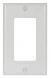 KORA-SWD45211XL Single Gang XL Decora Wall Plate - White
