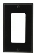 KORA-SWD45551 Single Gang Decora Wall Plate - Black
