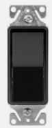 KORA-SWD45555 Single Pole Decora Switch - Black