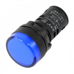 LAM-LT12VAD0-001-BLUE 22mm Pilot Light LED - Blue - 12V AC/DC